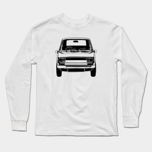 Fiat 126p Maluch Sketch Art Long Sleeve T-Shirt